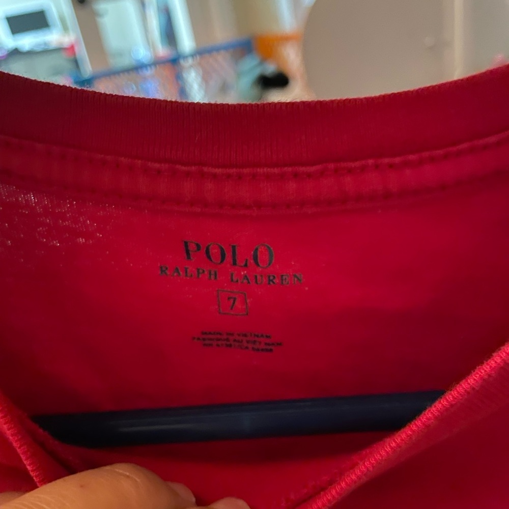 Red Ralph Lauren t shirt